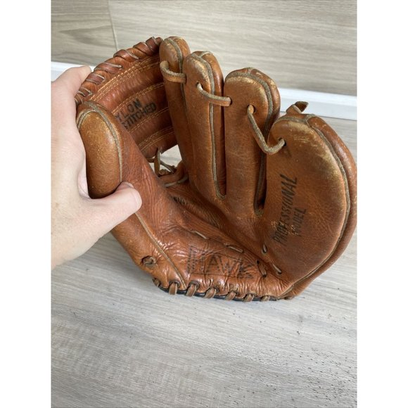 Vintage baseball glove - The Hawk Line - Made in Japan- J-8421 Professional - Picture 4 of 9